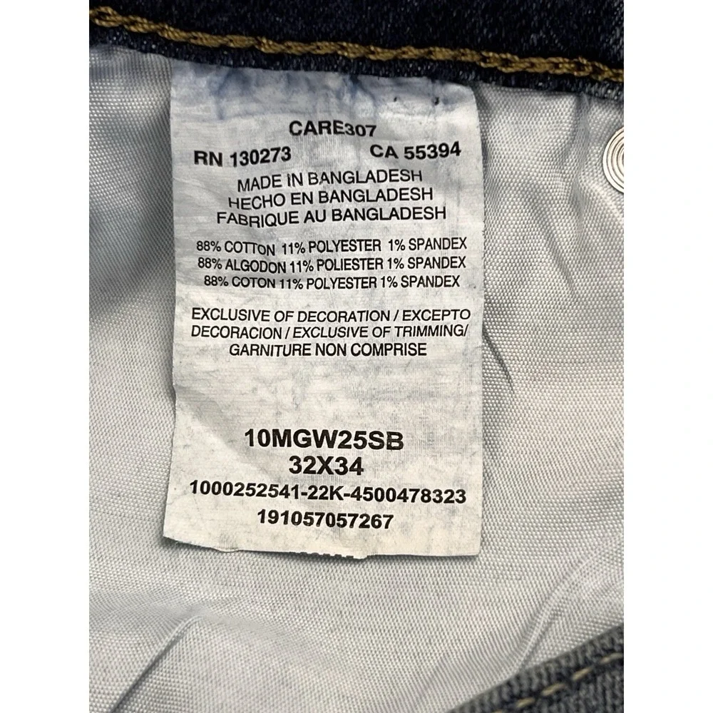 Wrangler Jeans 10MWZ Cowboy Cut Slim Straight Stone Blue Wash Western Mens 32x34